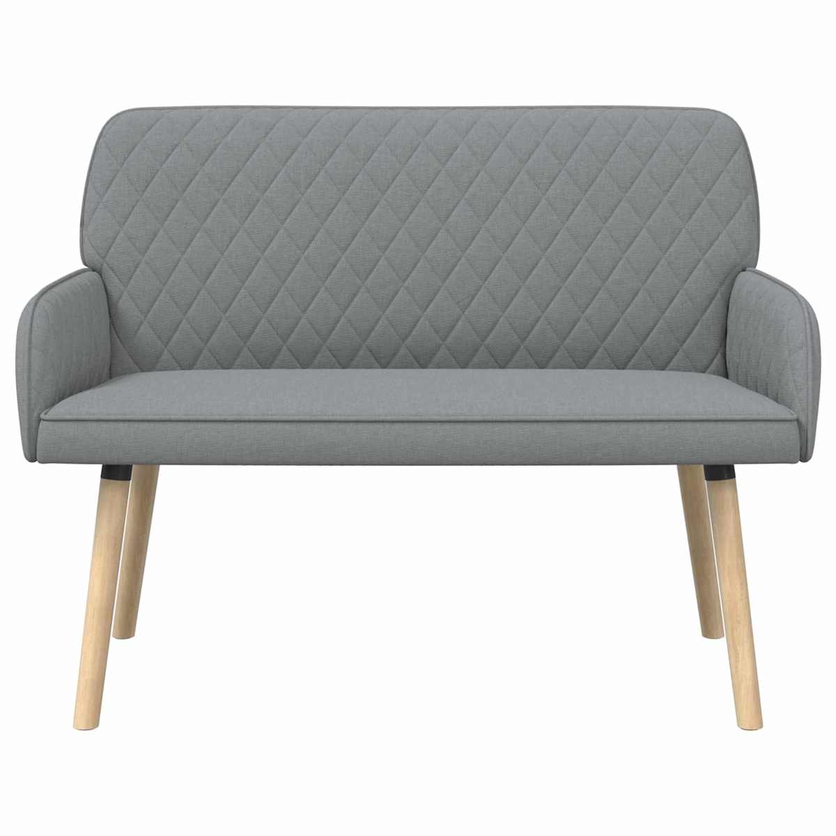 2-personers sofa med ben i massivt træ 2-personers - Billede 3