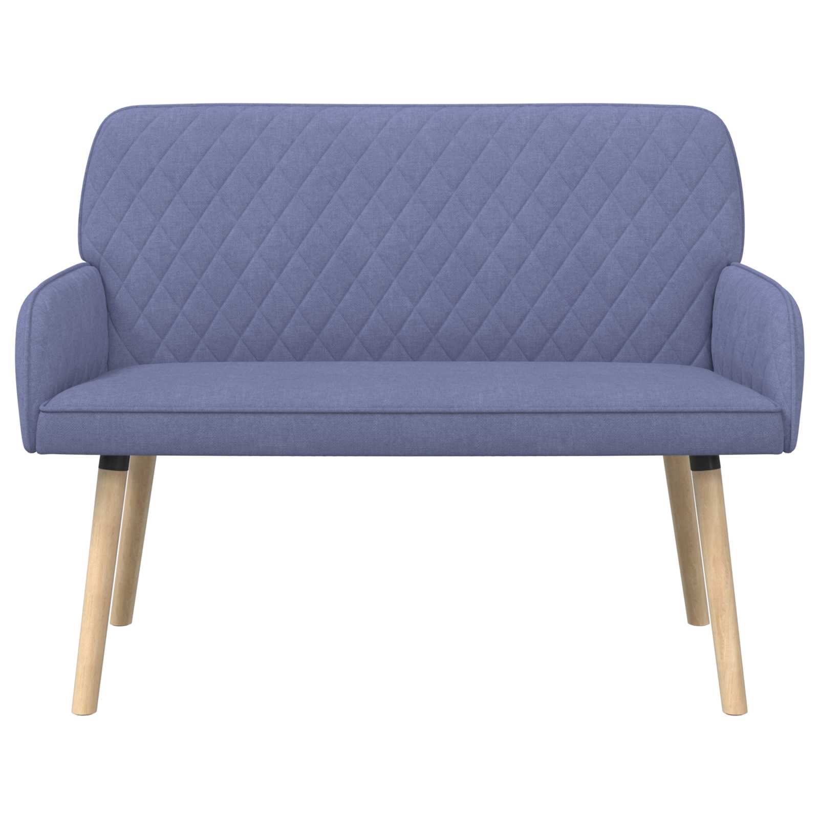 2-zitsbank met massief houten poten 2-zits Jeans Blauw image 3