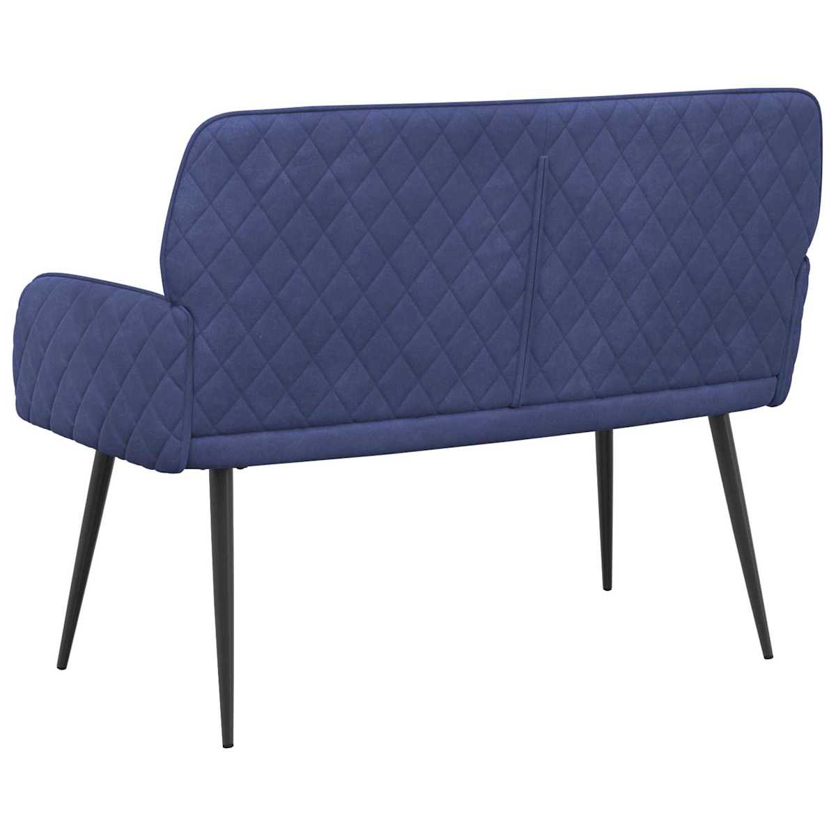 2-personers sofa med metalben 2-personers Fløjl - Billede 5