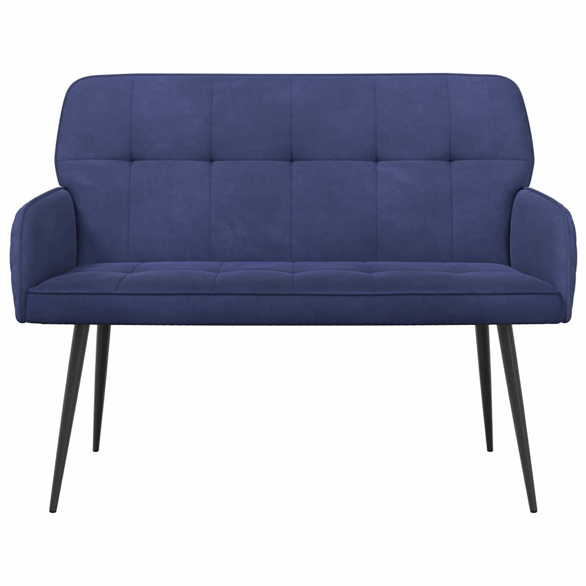 2-personers sofa med metalben 2-personers Fløjl - Billede 3