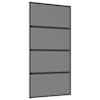 vidaXL Libisev uks 102.5 x 205 cm Karastatud klaas ja alumiinium