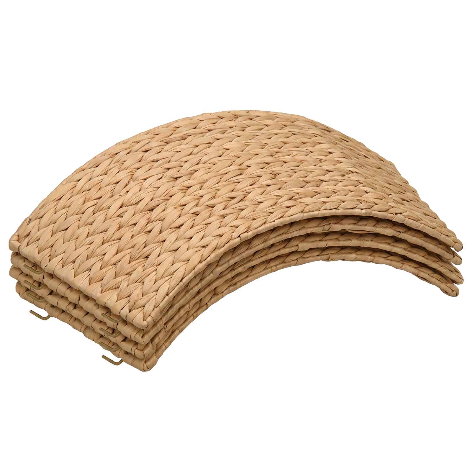 vidaXL Kerstboomkraag Rond Naturel Dia. 45 x 22 cm Waterhyacint, foto 2