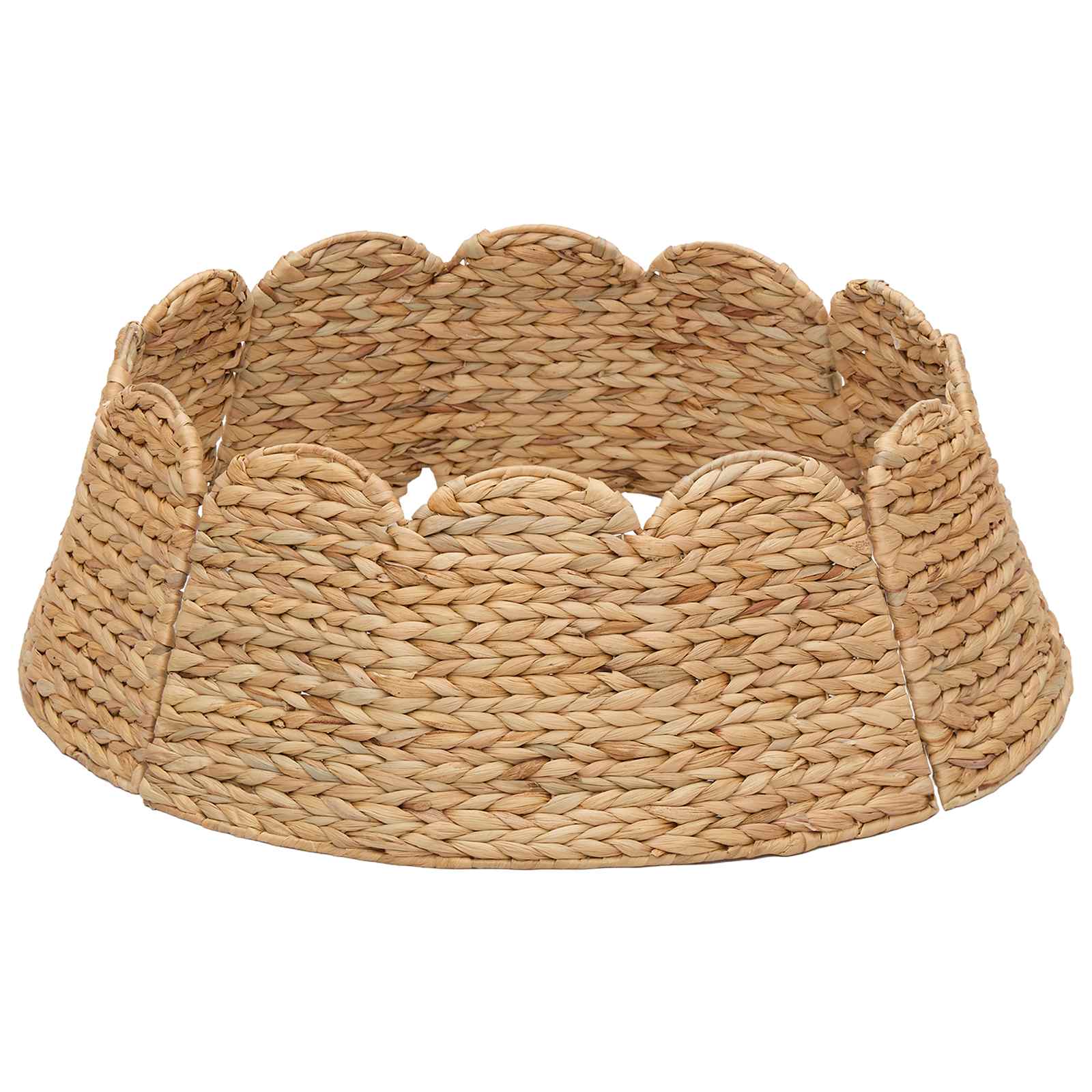 vidaXL Okrúžok na vianočný stromček Okrúhly Prírodná Priem. 75 x 25 cm