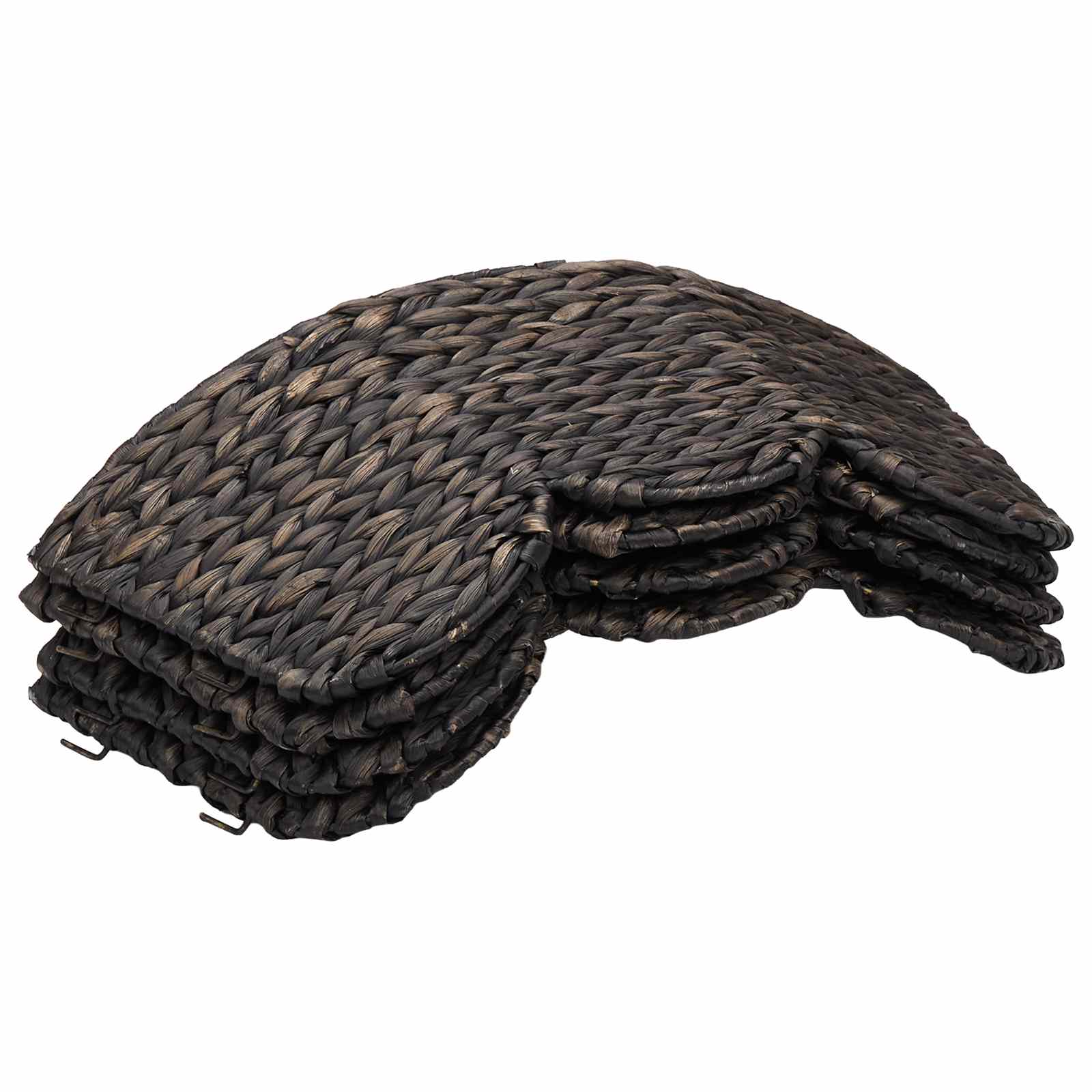 Ovratnik za božično drevo Okrogla Črna Premer 60 x 22 cm