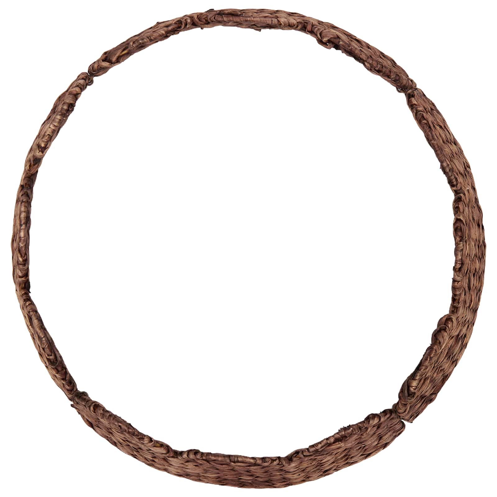 vidaXL Kerstboomkraag Rond Bruin Dia. 45 x 22 cm Waterhyacint, foto 4