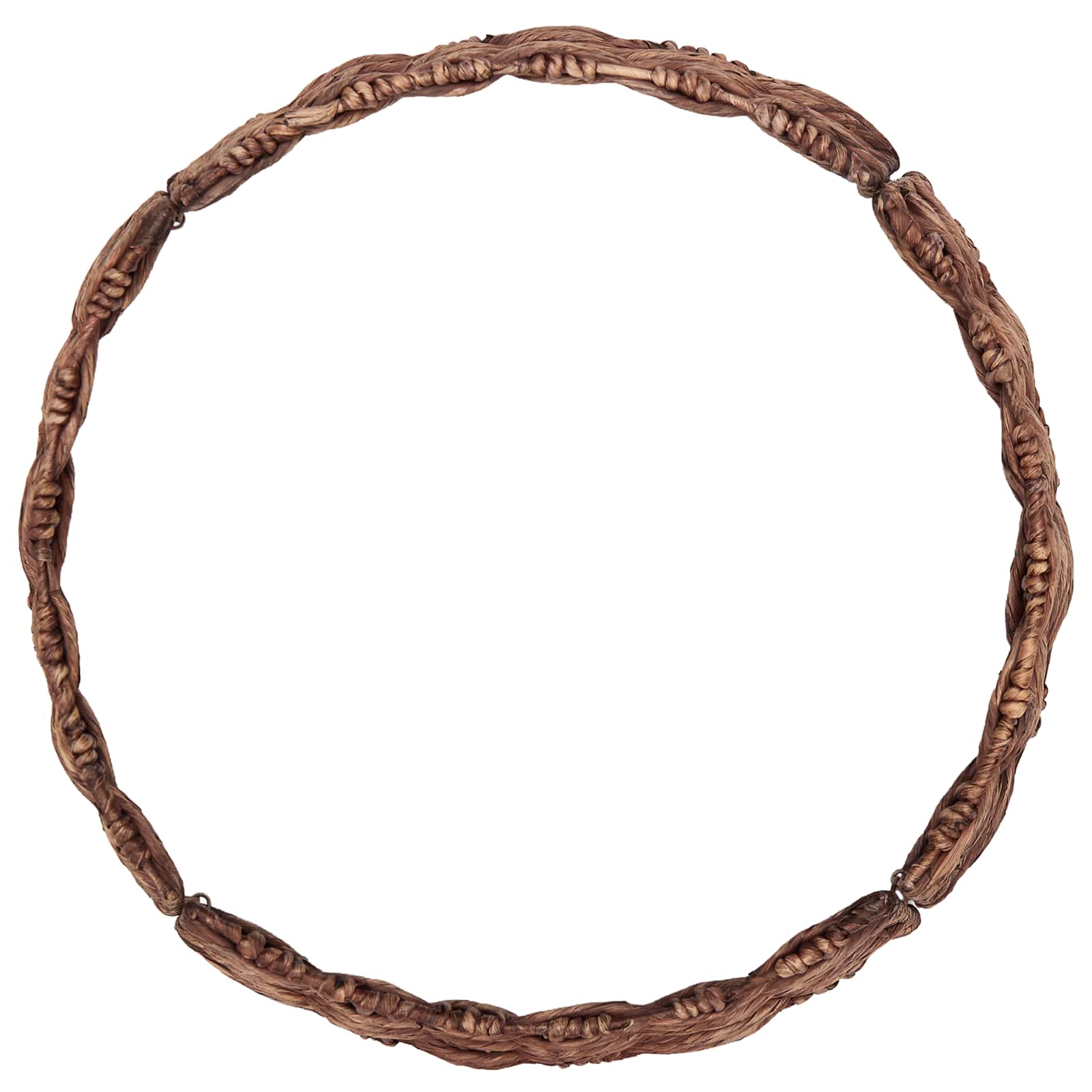 vidaXL Kerstboomkraag Rond Bruine Was Dia. 60 x 22 cm Waterhyacint, foto 4