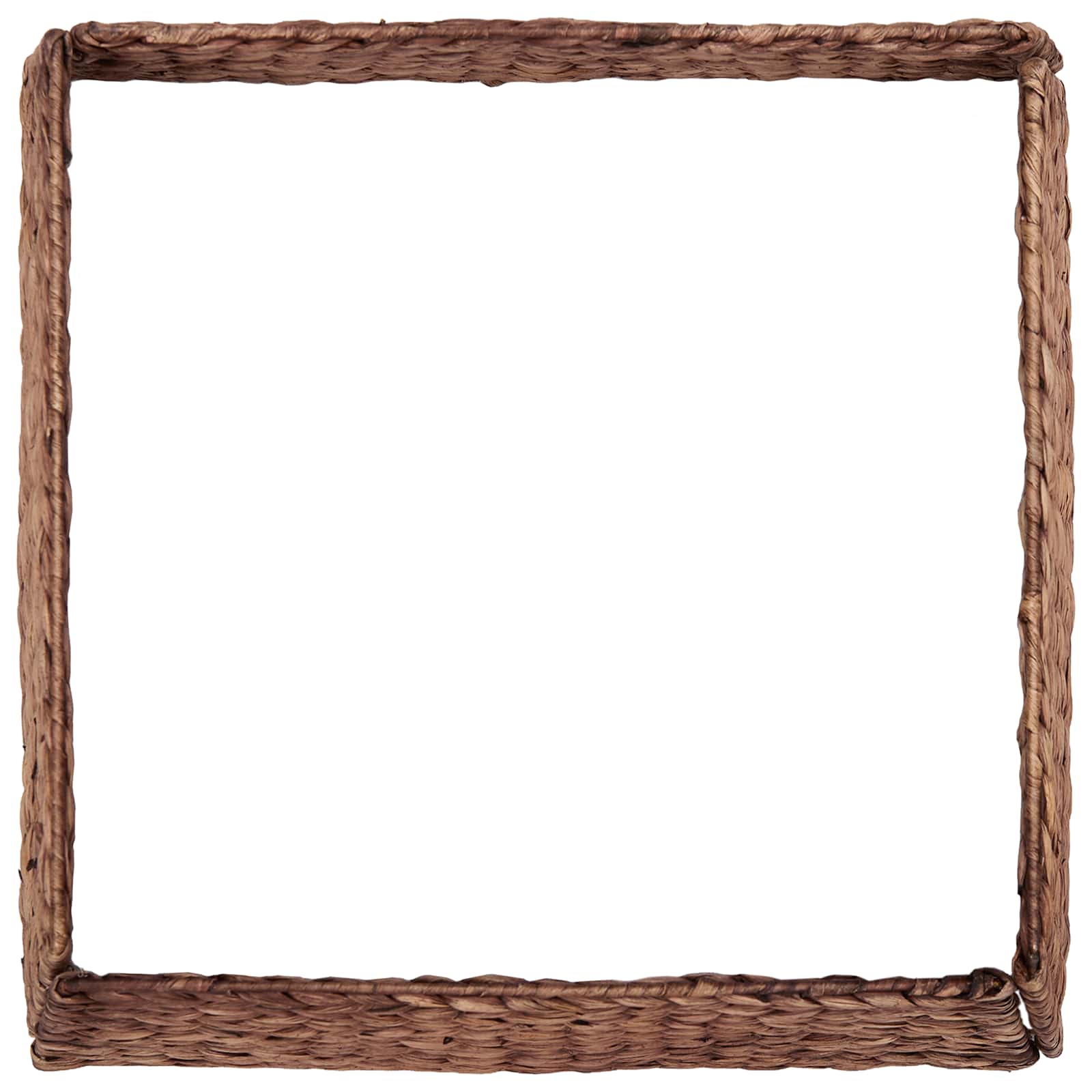 vidaXL Kerstboomkraag Vierkant Bruin 50 x 50 x 25 cm Waterhyacint, foto 4