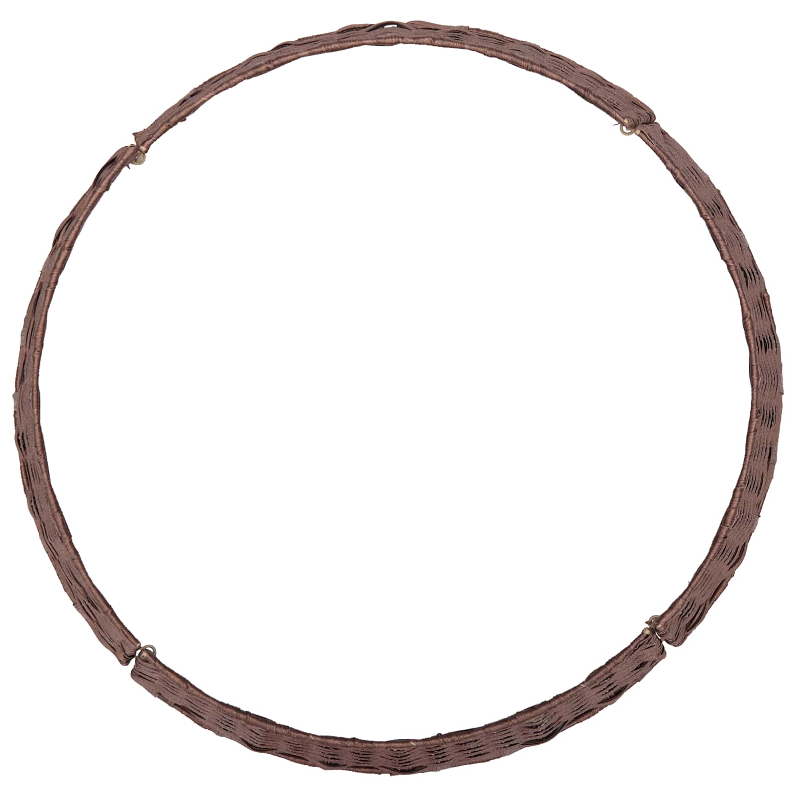 vidaXL Kerstboomkraag Rond Donkerbruin Dia. 45 x 22 cm poly rattan bruin, foto 4