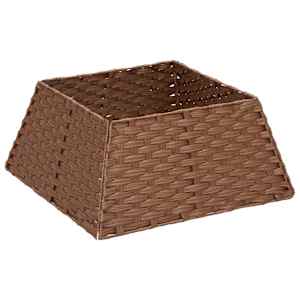 vidaXL J&otilde;ulupuukaelus Kandiline Helepruun 50 x 50 x 25 cm pol&uuml;rotang