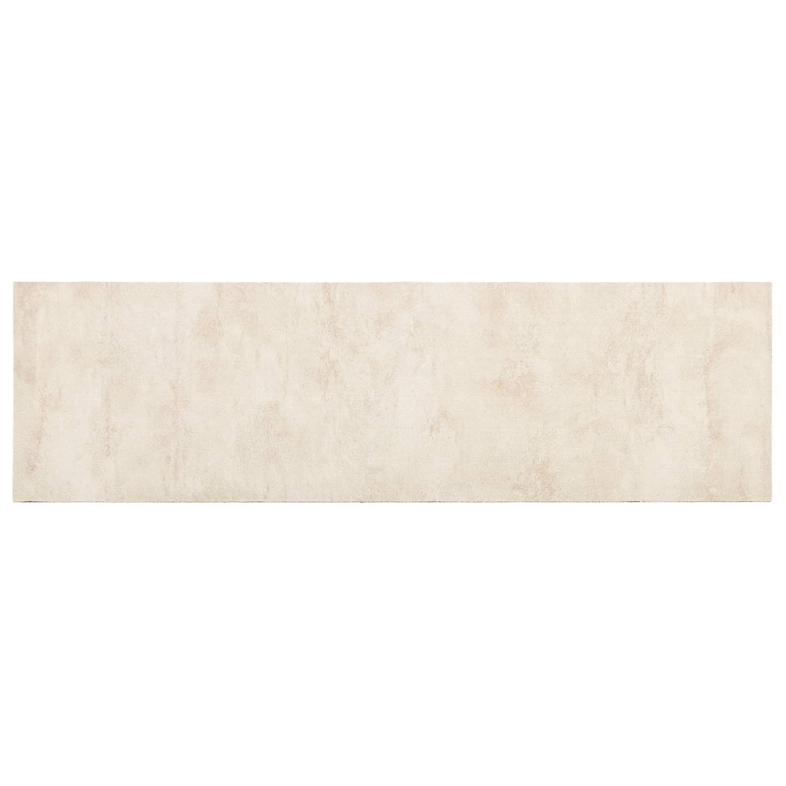 Keuken Vloerkleed crèmekleurig beton 300 x 60 cm 100% Polyamide image 1