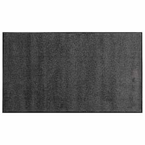 vidaXL Uksematt Helehall 150 x 90 cm 100% pol&uuml;amiid Pesumasinas pestav