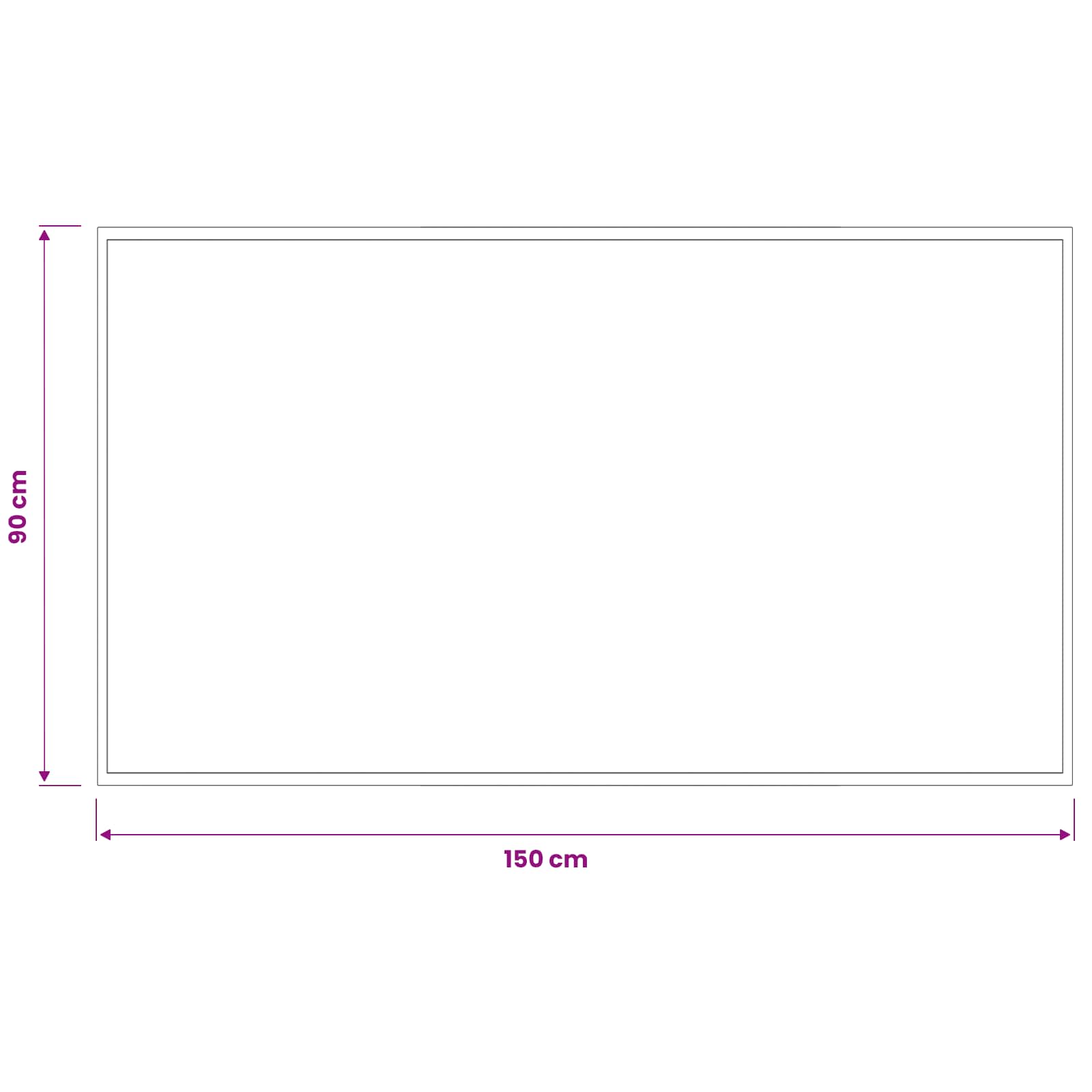 Deurmat Lichtgrijs 150 x 90 cm 100% Polyamide Wasbaar image 4