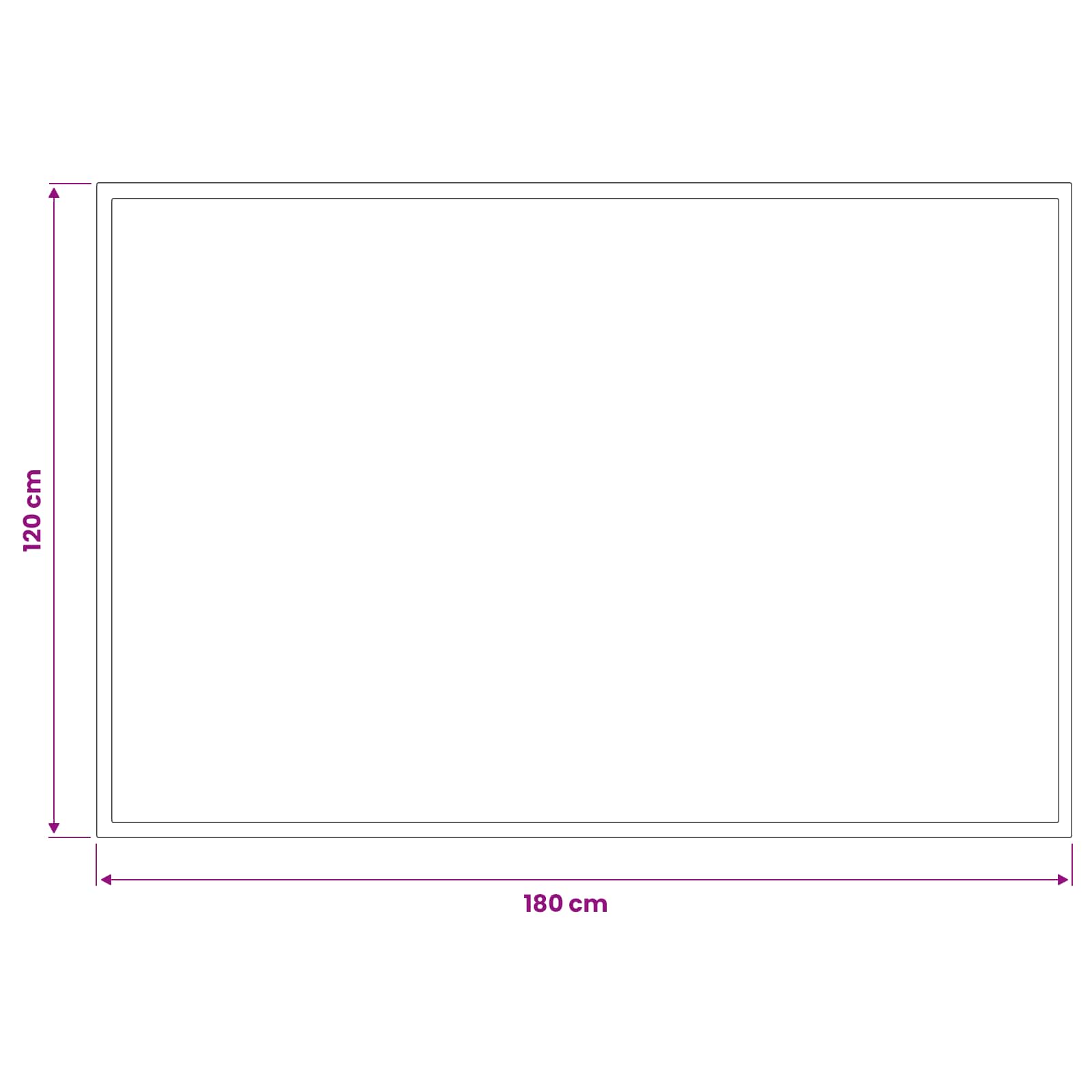 Deurmat Lichtgrijs 180 x 120 cm 100% Polyamide image 3