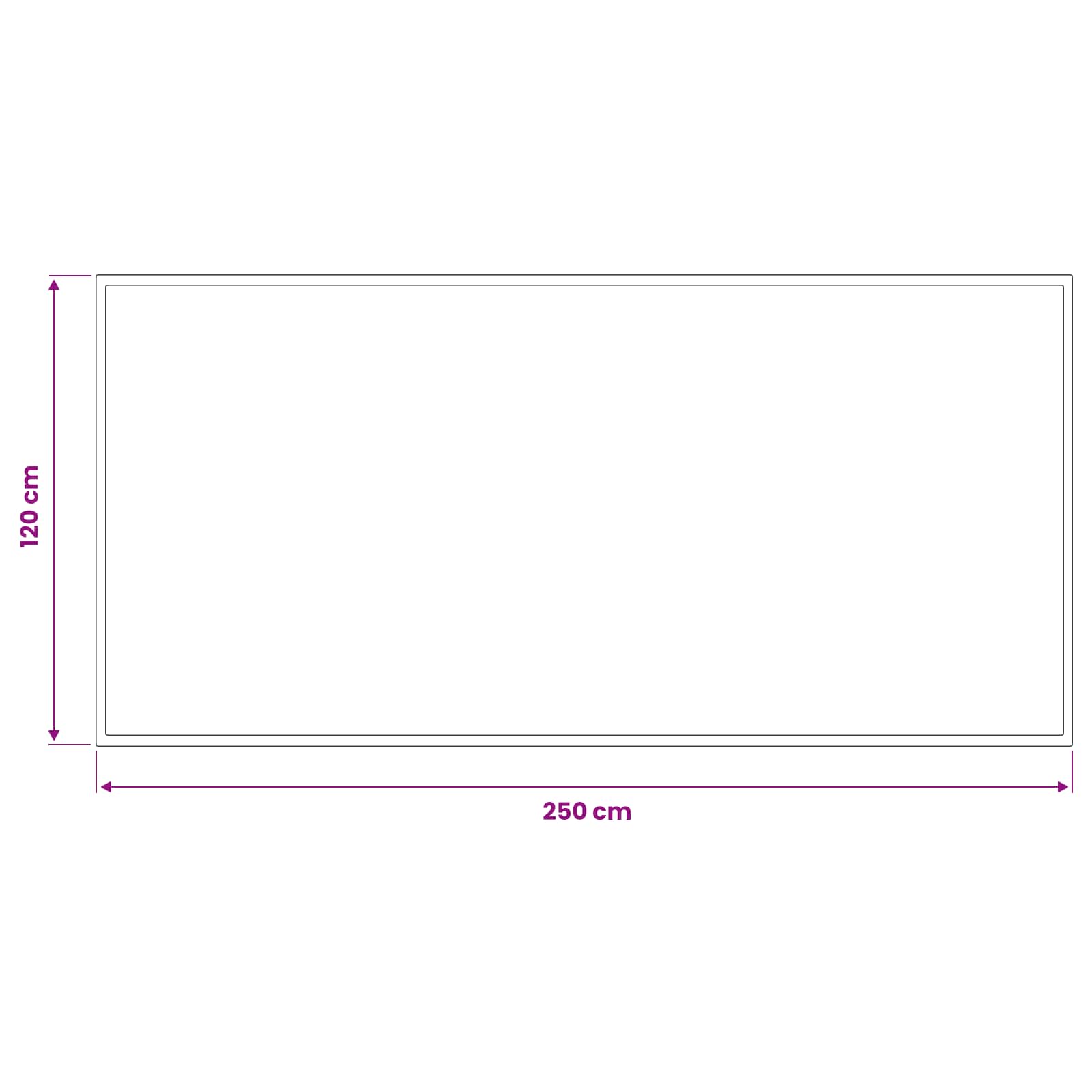Deurmat Lichtgrijs 250 x 120 cm 100% Polyamide image 3