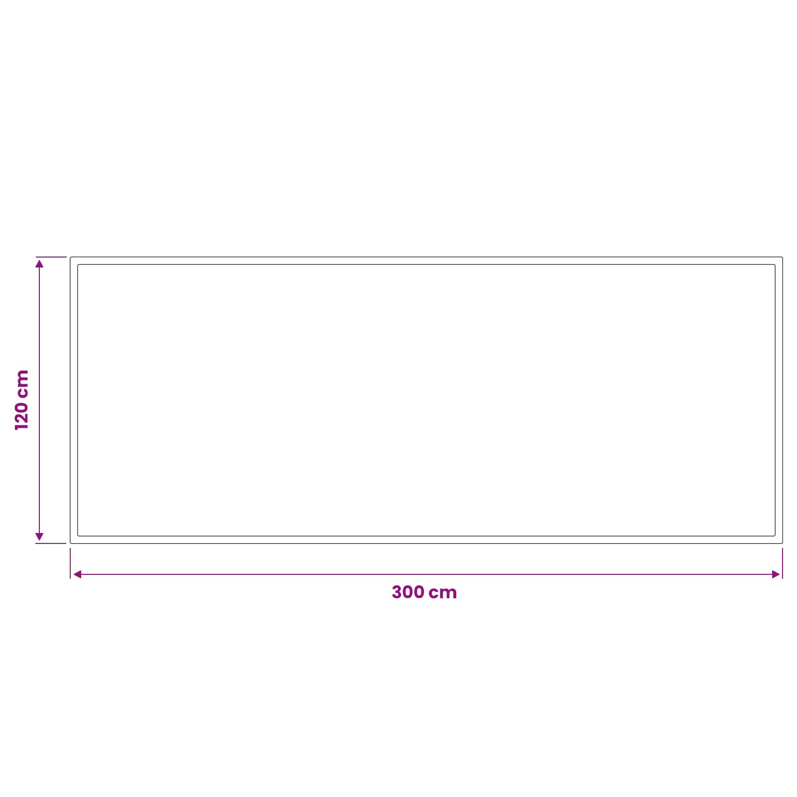 Deurmat Lichtgrijs 300 x 120 cm 100% Polyamide image 3