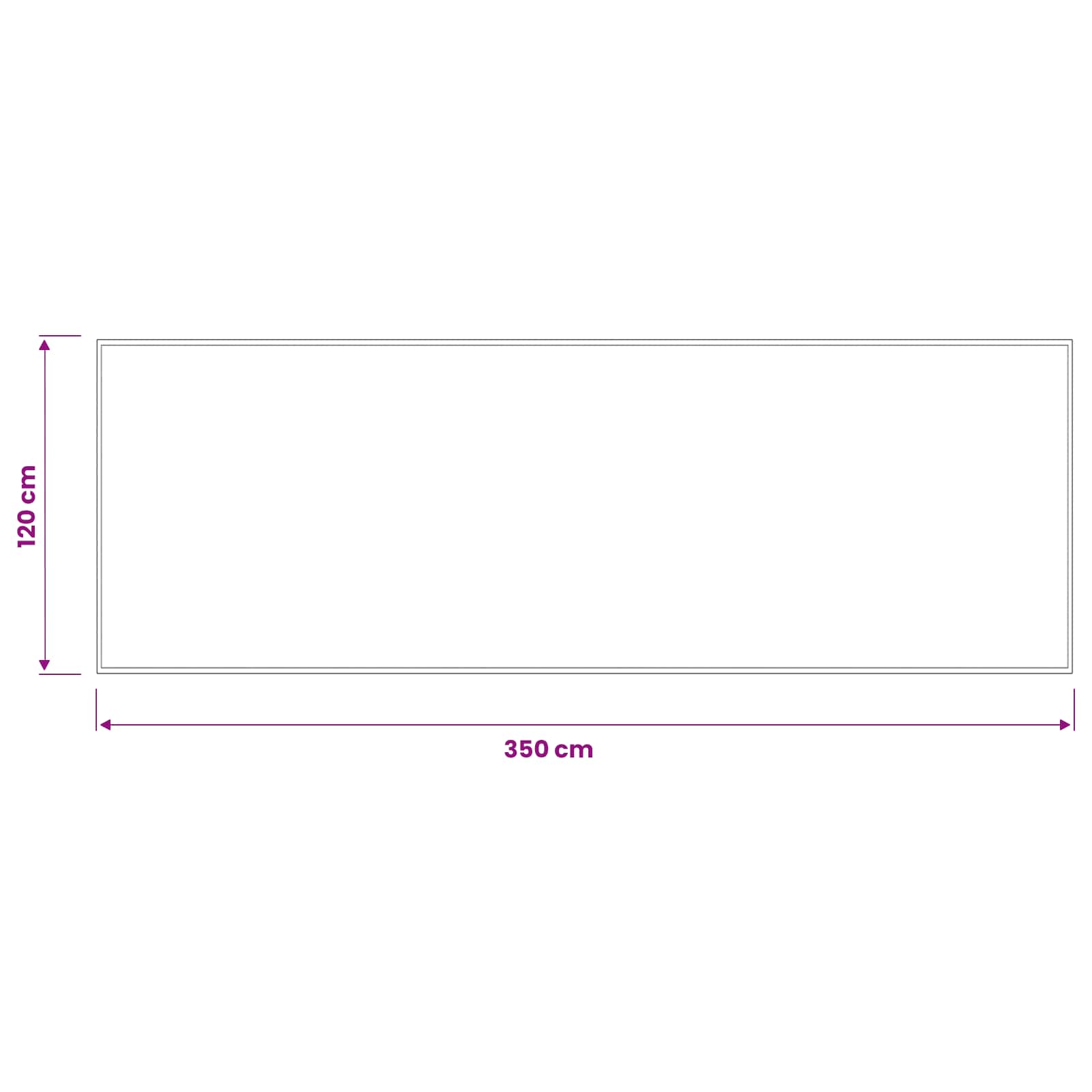 Deurmat Lichtgrijs 350 x 120 cm 100% Polyamide image 4