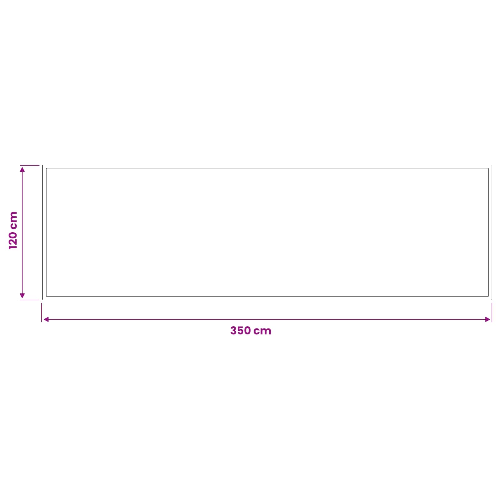 Deurmat Lichtgrijs 400 x 120 cm 100% Polyamide image 3