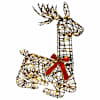 vidaXL 3D j&otilde;ulup&otilde;der LOVIISA 140 LED-i Soe valge 55 x 22 x 63 cm