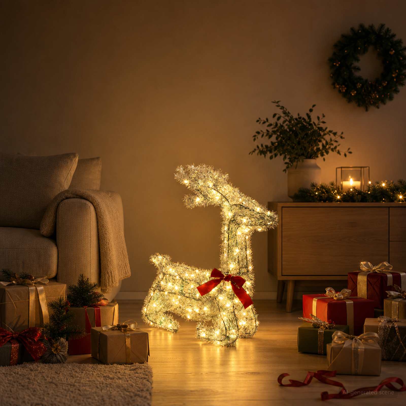 3D jõulupõder LOVIISA 140 LED-i Soe valge 55 x 22 x 63 cm 17 Kõik vajalik sinu aeda ja koju! 8721567750598 mo Kõik vajalik sinu aeda ja koju!