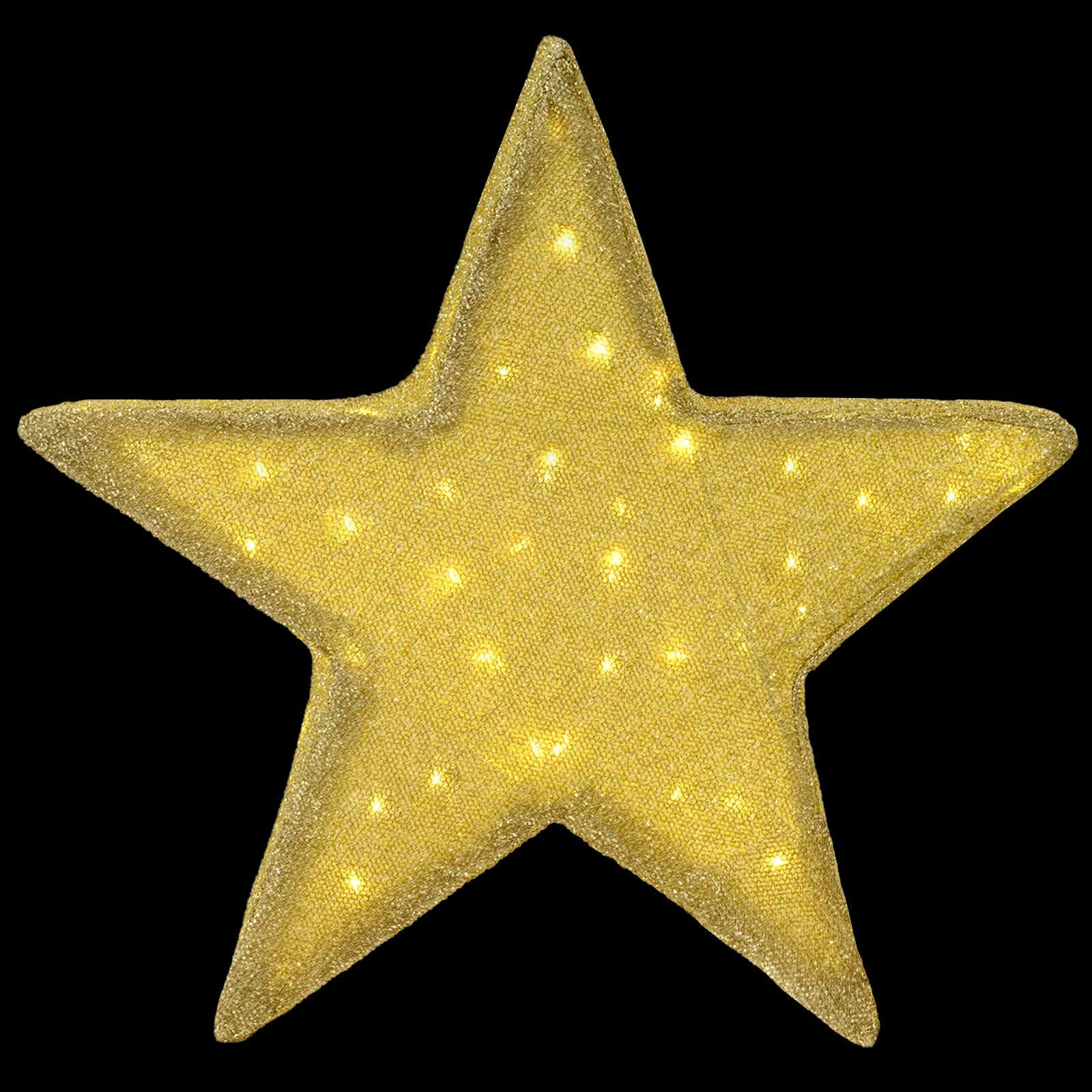 3D božična zvezda 50 LED Toplo bela 55 x 53,5 x 10 cm