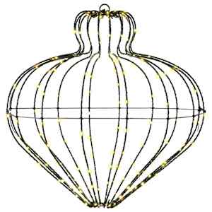 vidaXL J&otilde;ulufiniaalne valgus 192 LED-i Soe valge L&auml;bim&otilde;&otilde;t 40 x 40 cm