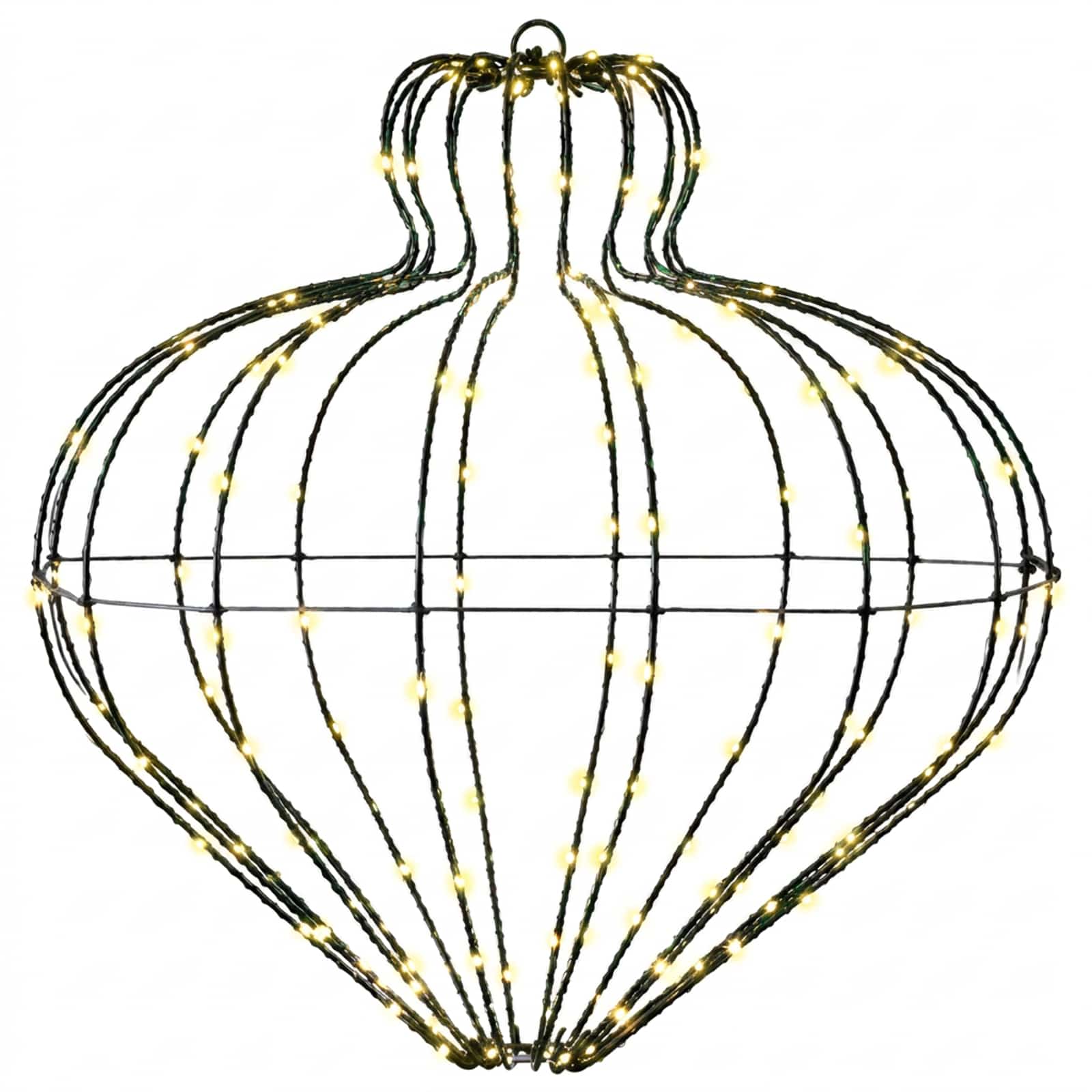 vidaXL Vianočný špic 192 LED Teplá biela Ø 45 x 40 cm