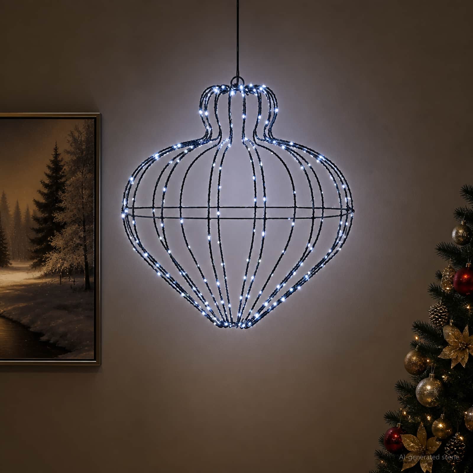 Christmas Finial Light 192 LEDs Cold Dia. — photo 1 of 6
