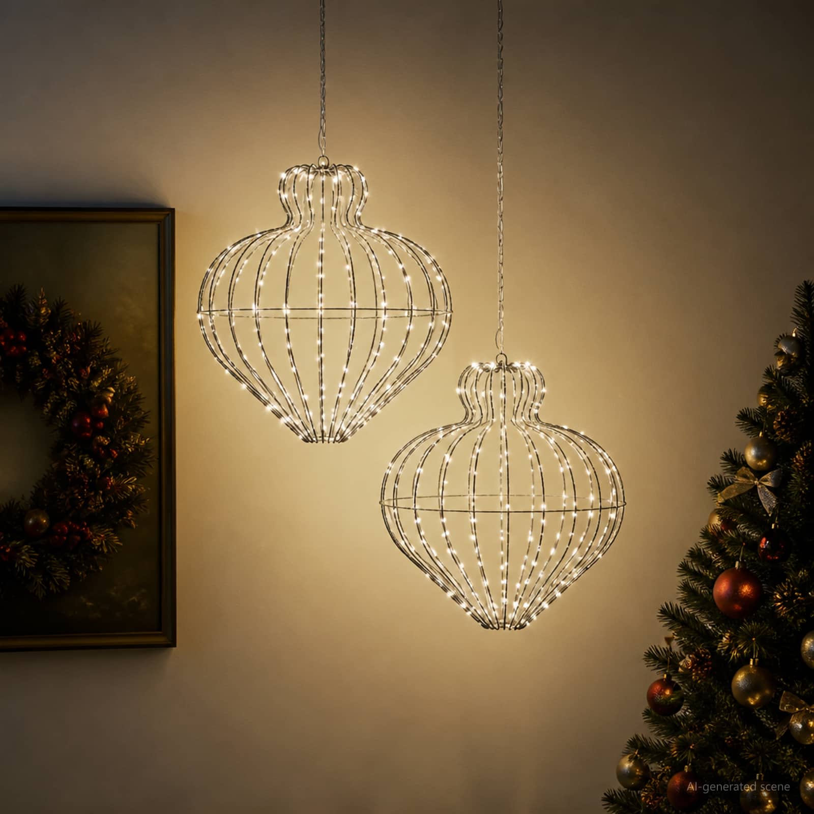 Christmas Finial Light 384 LEDs Cold — photo 1 of 7