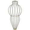 vidaXL J&otilde;ulufiniaalne valgus 320 LED-i Soe valge L&auml;bim&otilde;&otilde;t 40 x 75 cm