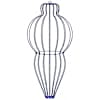 vidaXL J&otilde;ulufiniaalne valgus 320 LED-i Sinine L&auml;bim&otilde;&otilde;t 40 x 75 cm