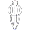 vidaXL J&otilde;ulufiniaalne valgus 320 LED-i Mitmev&auml;rviline &Oslash; 40 x 75 cm