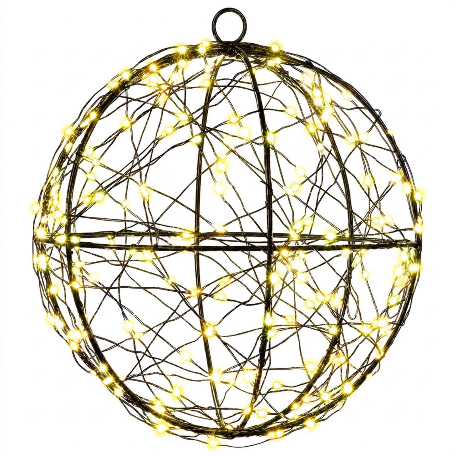 Božična konica za luči 200 LED Toplo bela Premer 20 x 22 cm