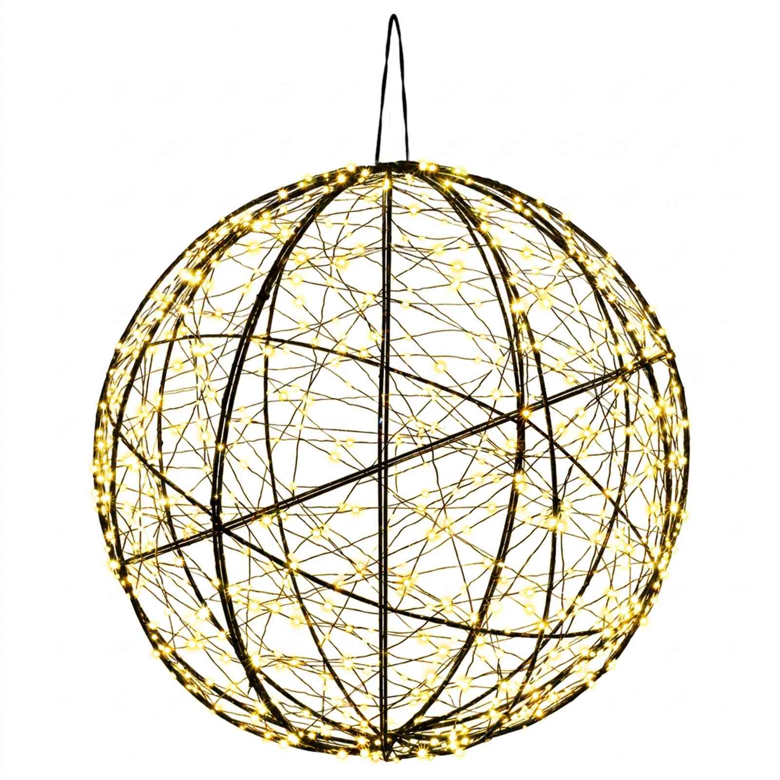 Božična konica za luči 500 LED Toplo bela Premer 40 x 42 cm