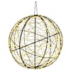 vidaXL J&otilde;ulufiniaalne valgus 500 LED-i Soe valge L&auml;bim&otilde;&otilde;t 40 x 42 cm