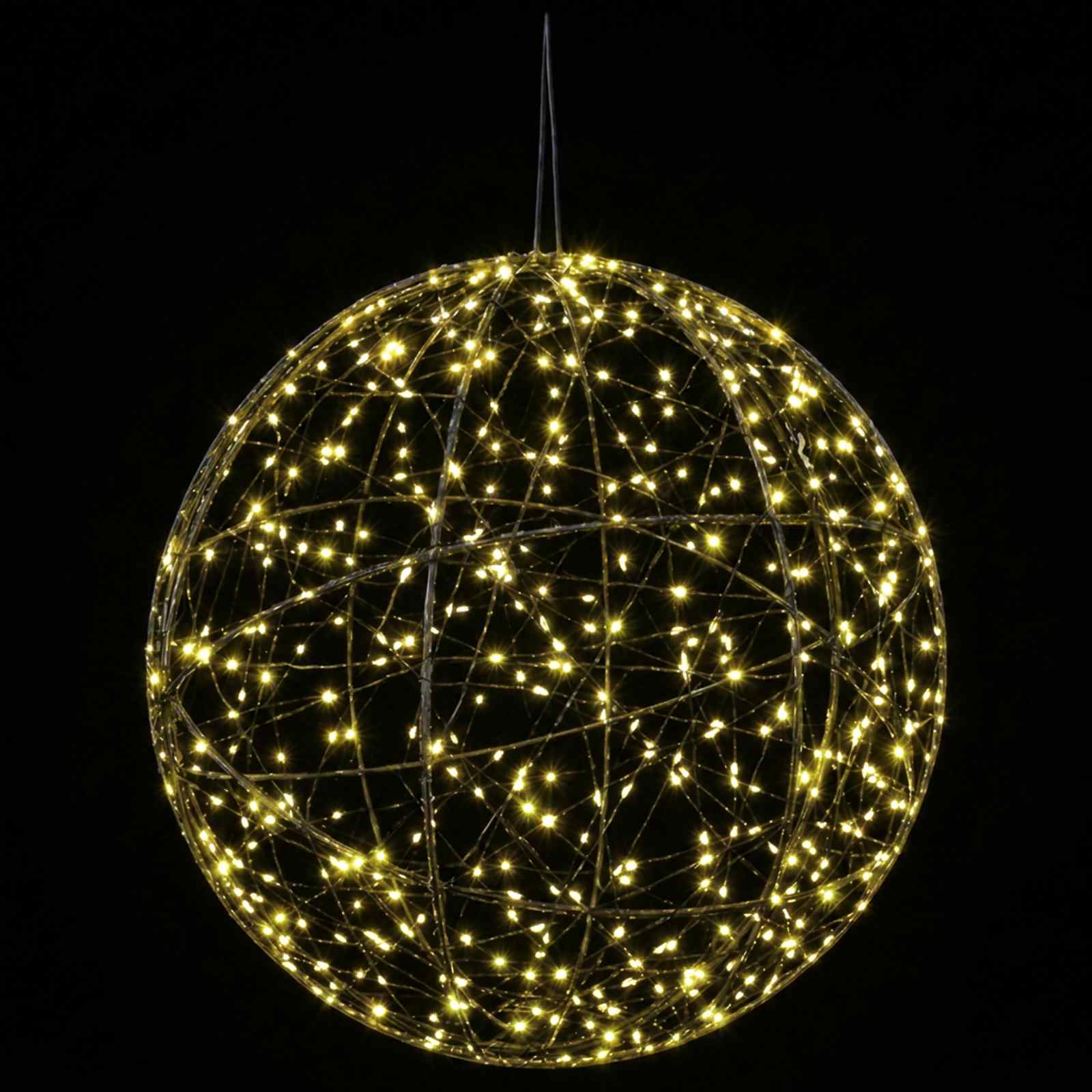 Božična konica za luči 500 LED Toplo bela Premer 40 x 42 cm