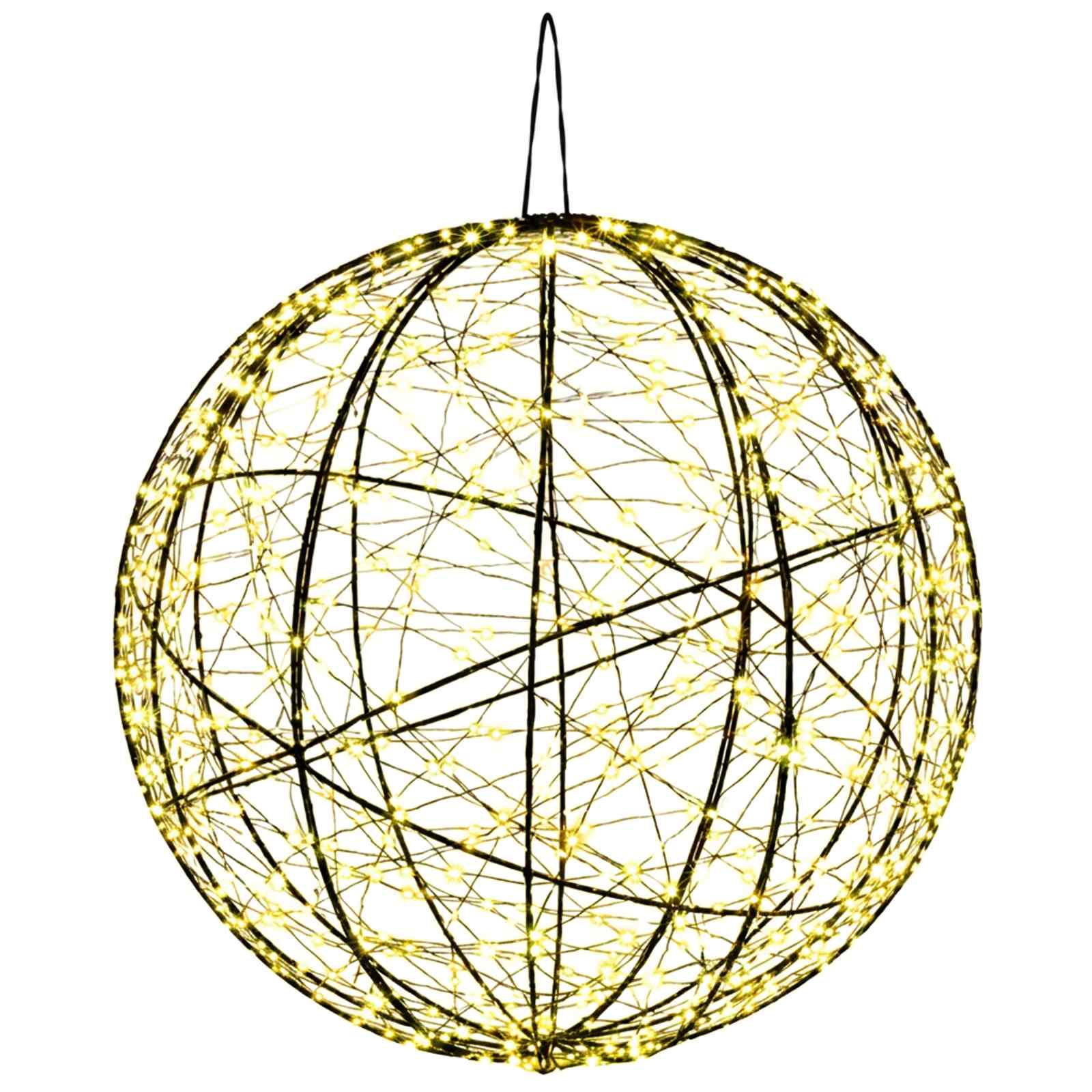 Božična konica za luči 750 LED Toplo bela Premer 50 x 52 cm