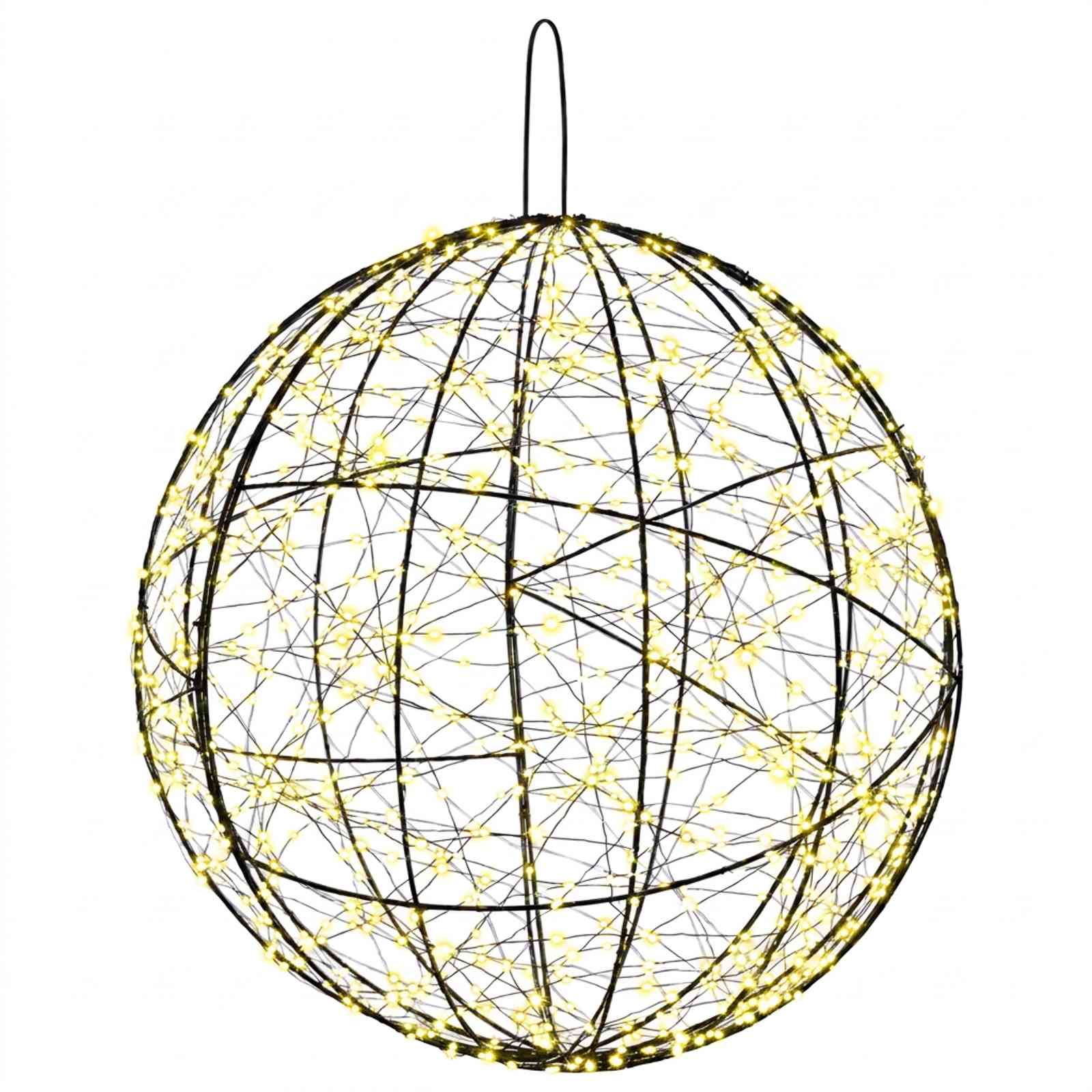 Božična konica za luči 950 LED Toplo bela Premer 60 x 63 cm