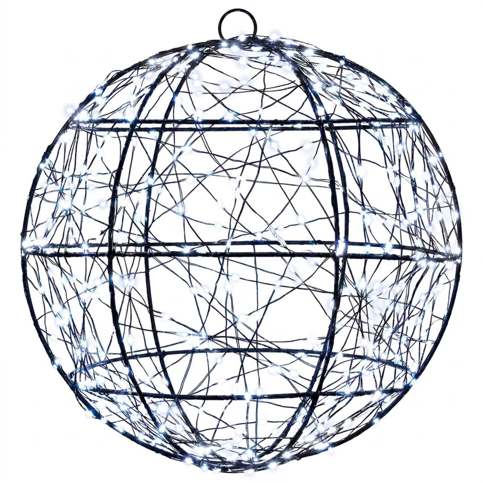 vidaXL Kerst Finial Licht 2 st 600 LED's Koel wit Diameter 30 x 32 cm, foto 4