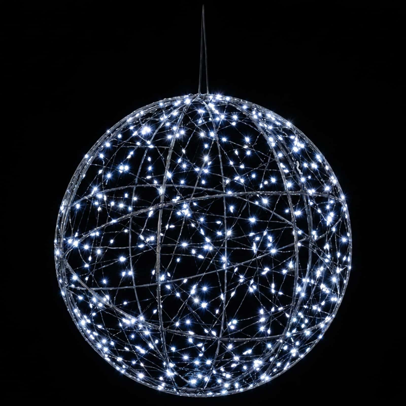 Božična konica za luči 2 kos 1000 LED Hladno bela