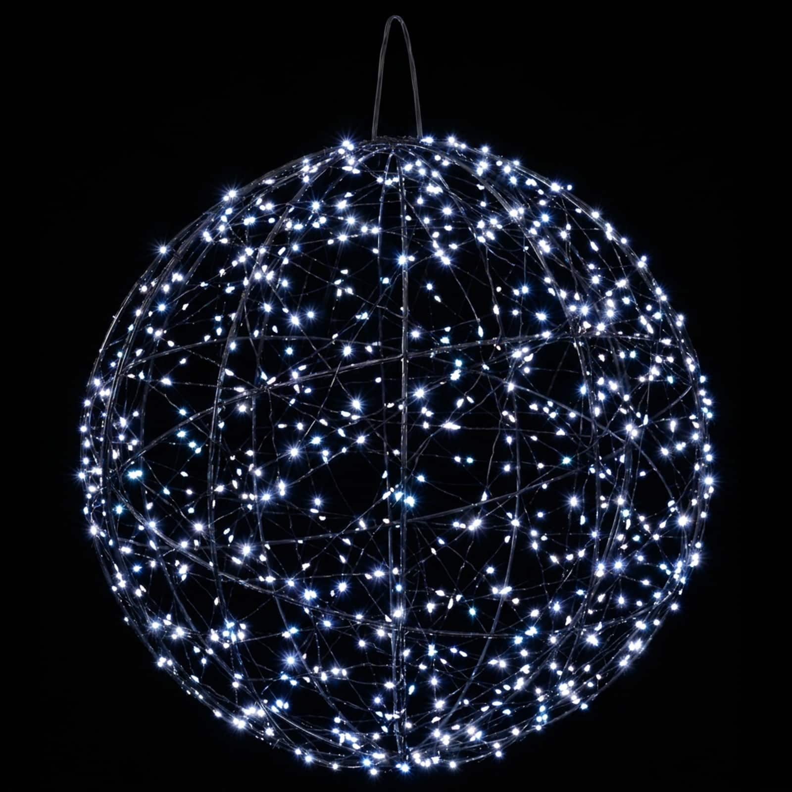 Božična konica za luči 2 kos 1500 LED Hladno bela