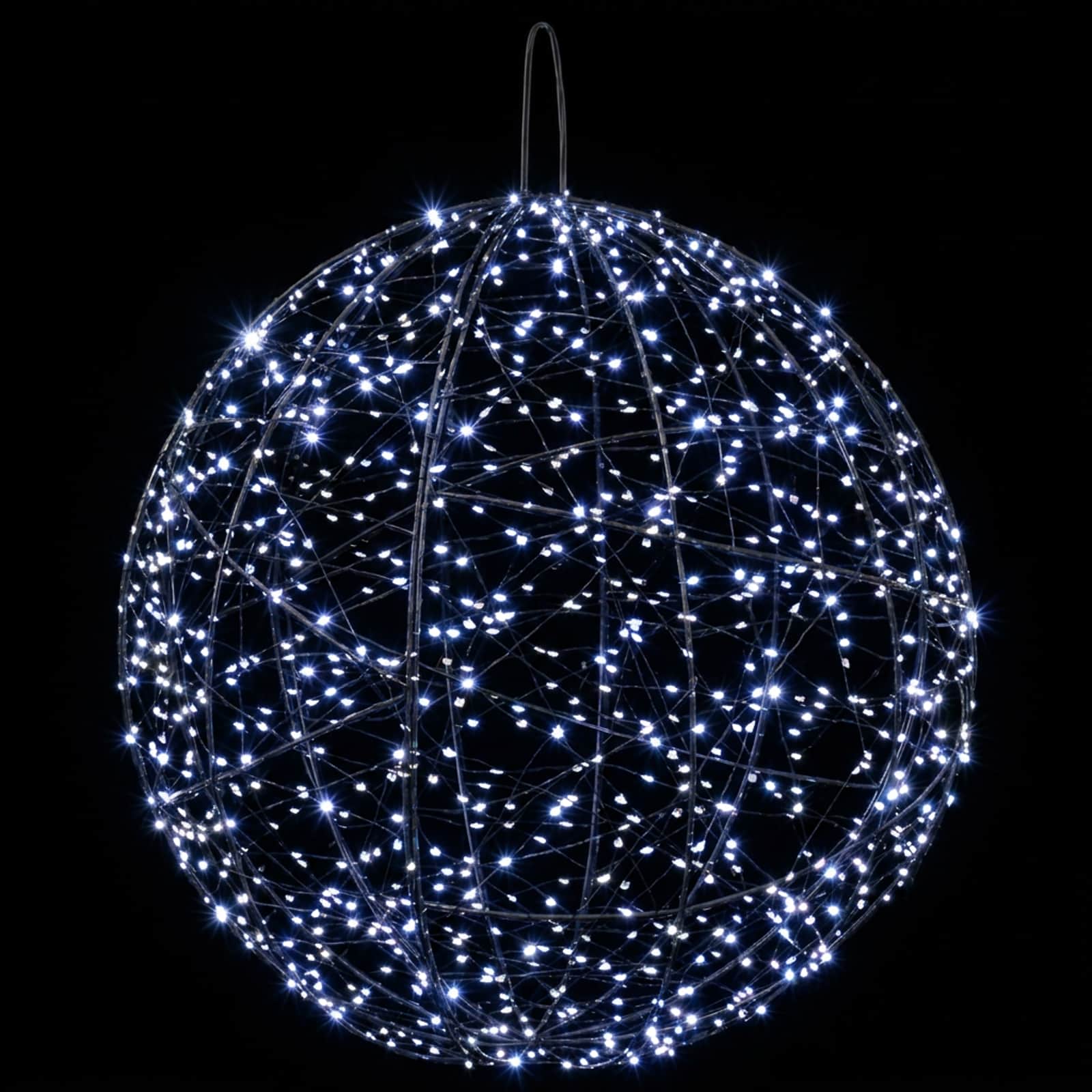 Božična konica za luči 2 kos 1900 LED Hladno bela