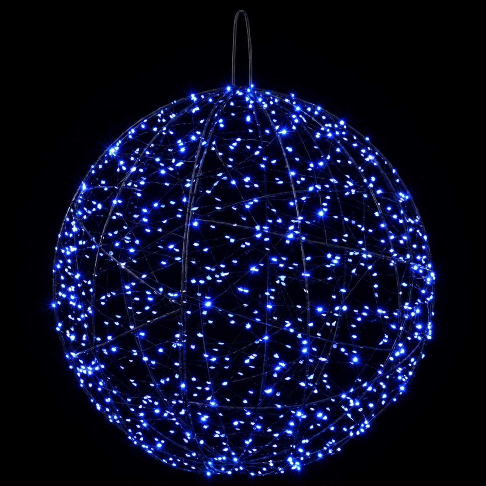 vidaXL Kerst Finial Licht 950 LED's Blauw Diameter 60 x 63 cm, foto 4