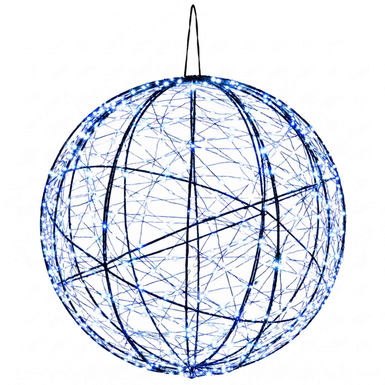 Božična konica za luči 2 kos 1000 LED Modra Premer 40 x 42 cm