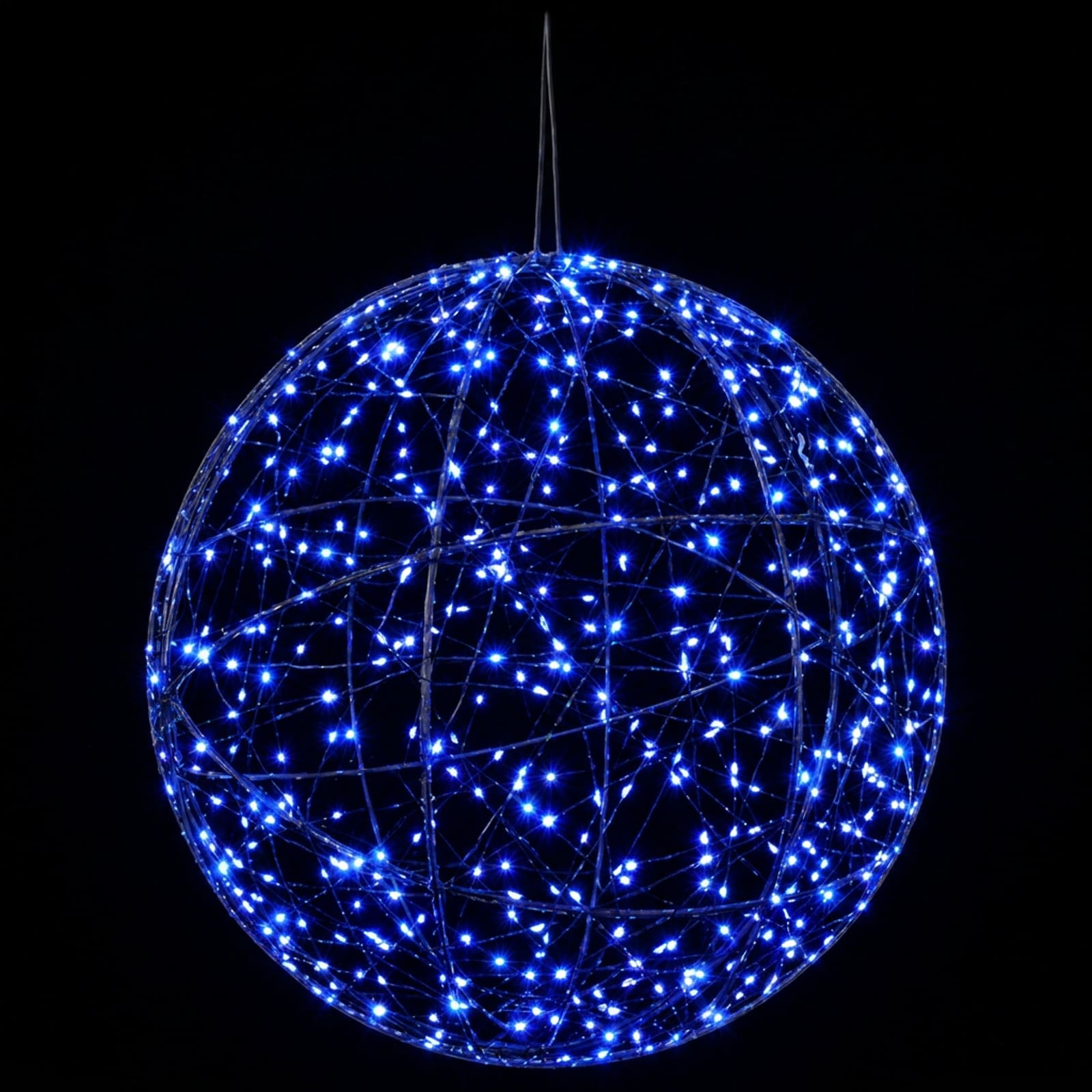 Božična konica za luči 2 kos 1000 LED Modra Premer 40 x 42 cm