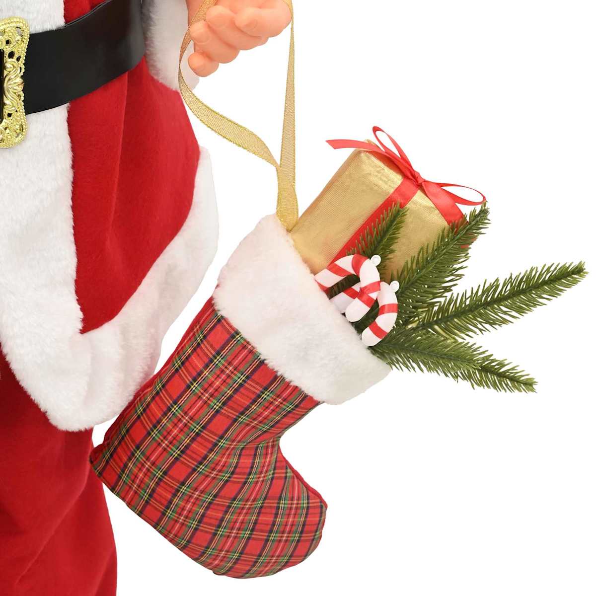 Julemandsfigur Rød Polyester - Billede 7