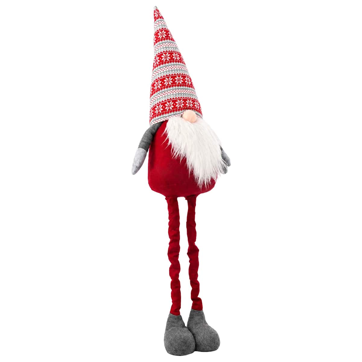 Julenisse med teleskopben 130 cm Polyester - Billede 4