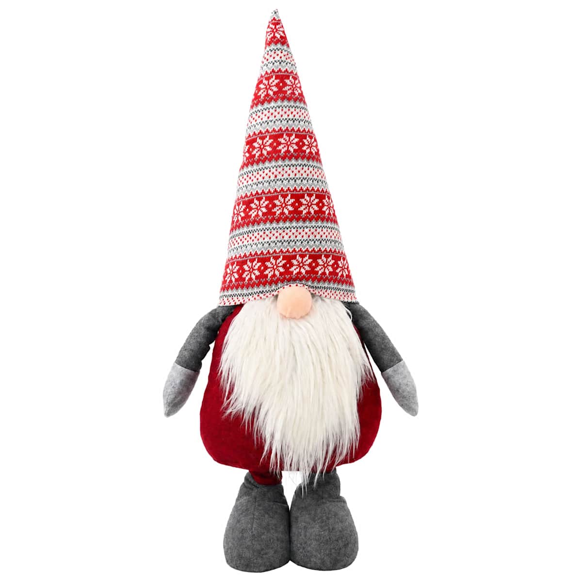 Julenisse med teleskopben 130 cm Polyester - Billede 5