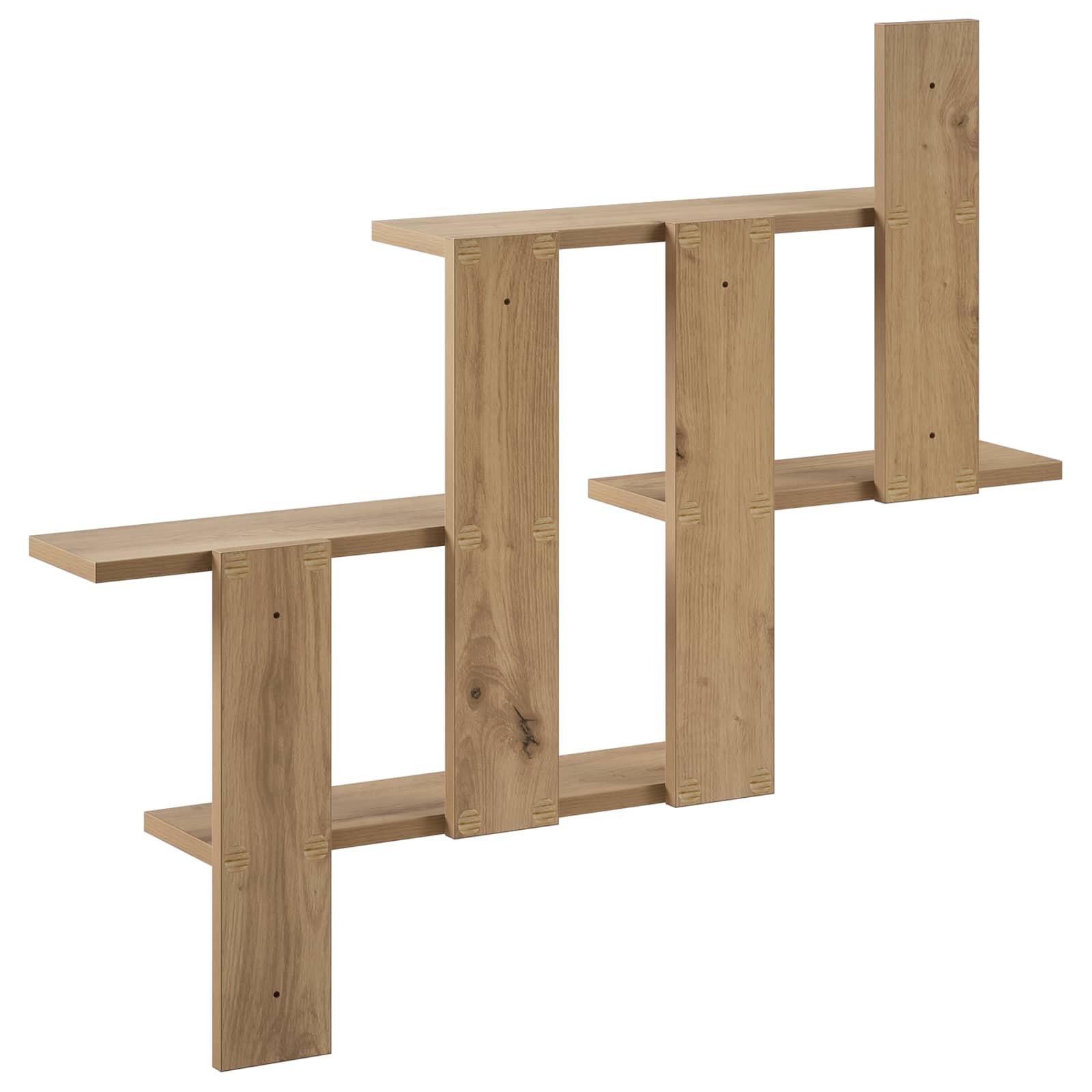 vidaXL Wandregal Artisan-Eiche 85 x 13,5 x 73,5 cm Holzwerkstoff – Bild 4