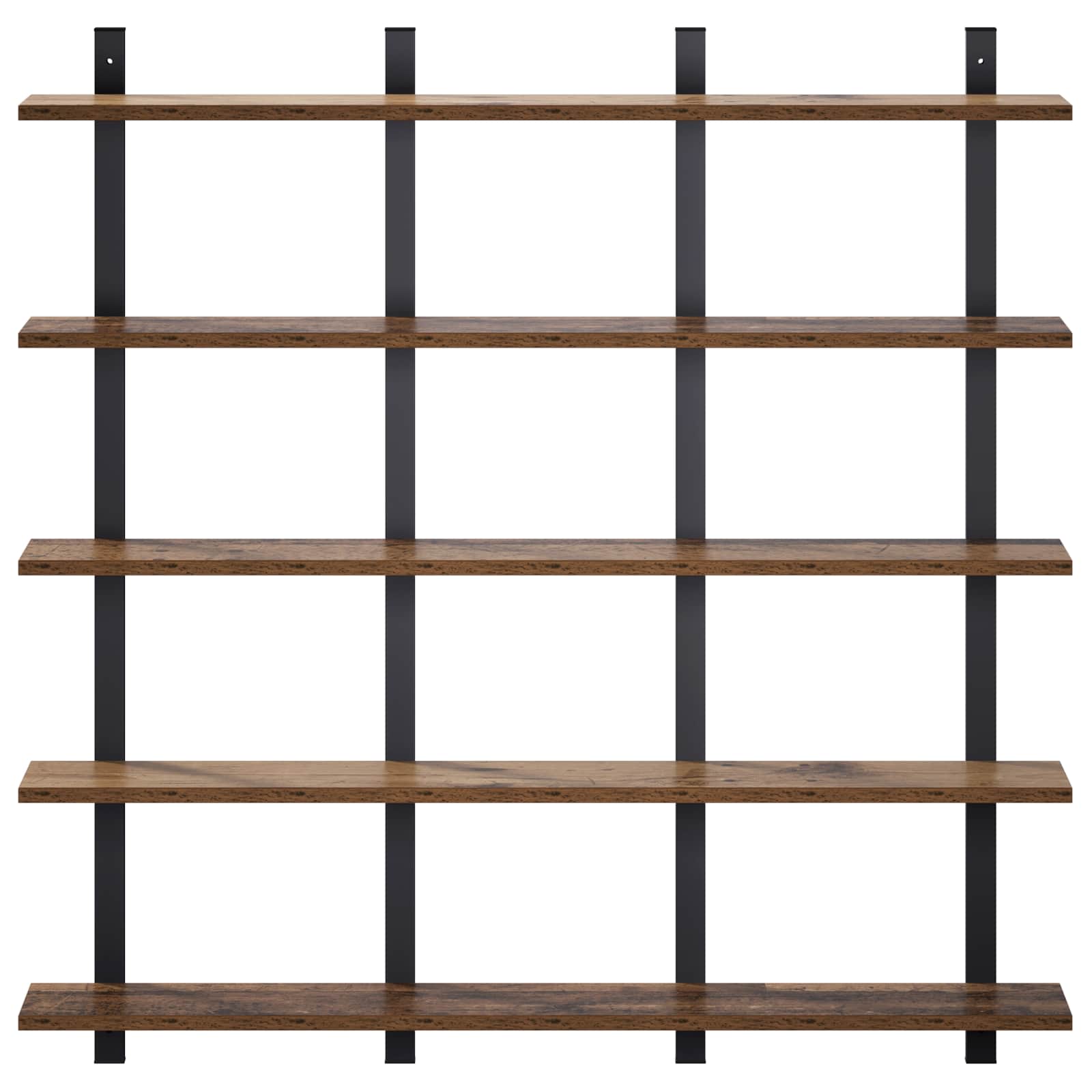 Stenska polica Star les 102 x 13,5 x 102 cm Inženirski les