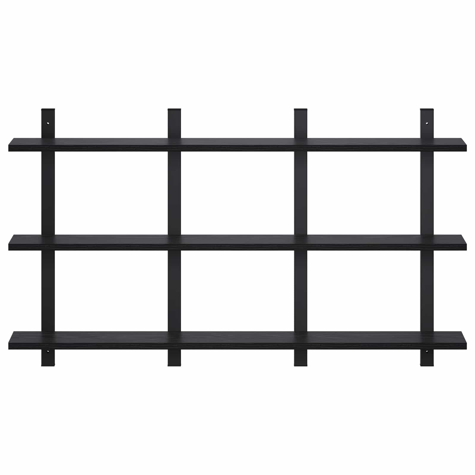 Stenska polica Črni hrast 102 x 13.5 x 58 cm Inženirski les